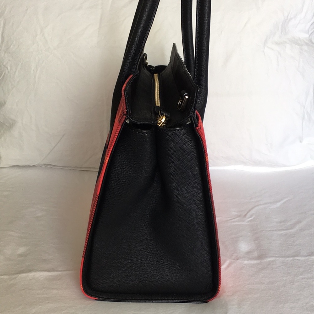 NWOT Kate Spade Cameron Street Plaid Candace Leather Satchel Bag - Picture 6 of 16